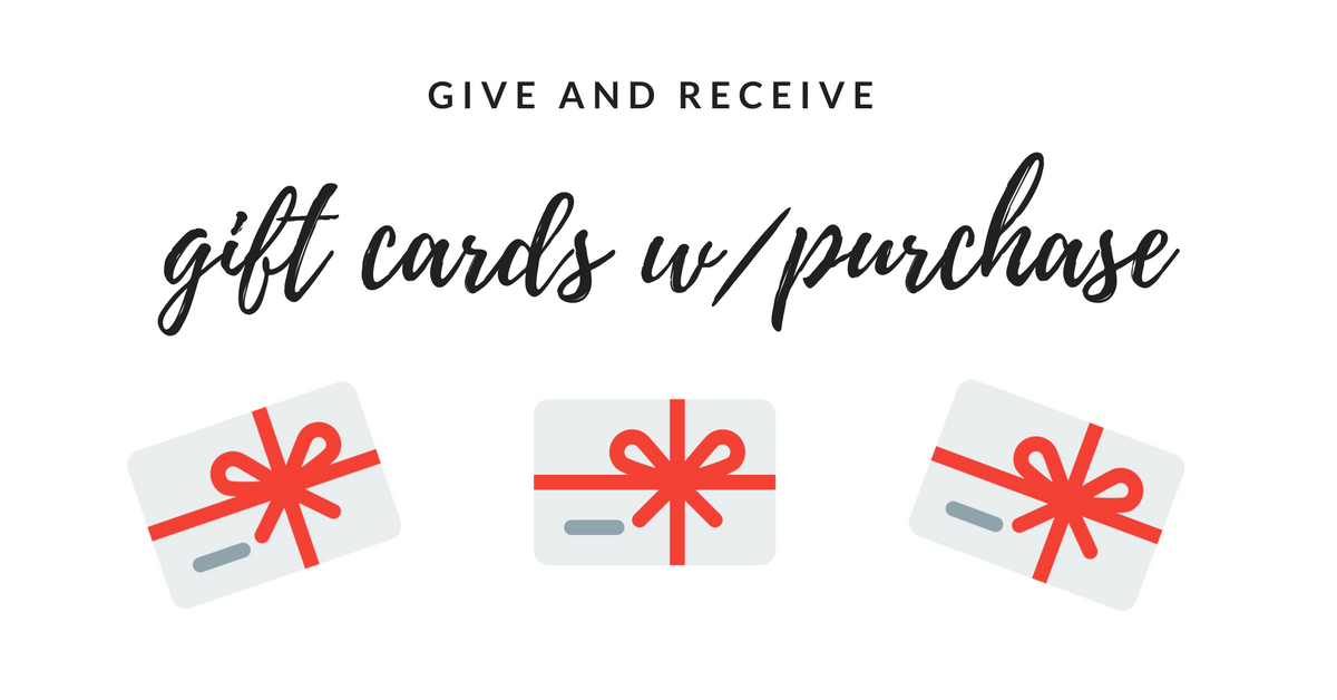 Gifts with Gift Certificates: Give and Get!