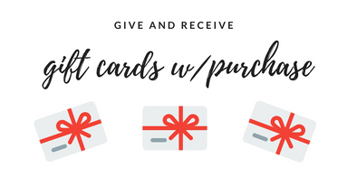 Gifts with Gift Certificates: Give and Get!