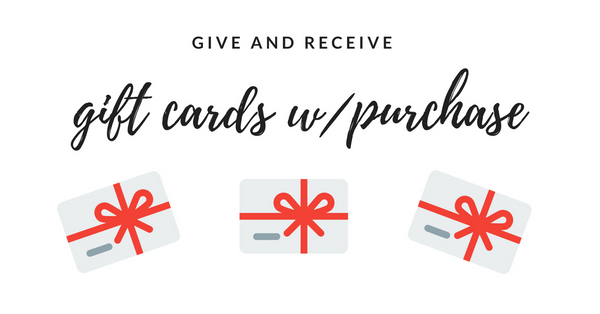 Gifts with Gift Certificates: Give and Get!