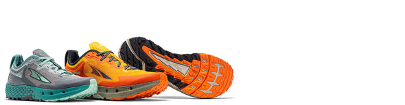 Altra Timp 4 running shoes on white background