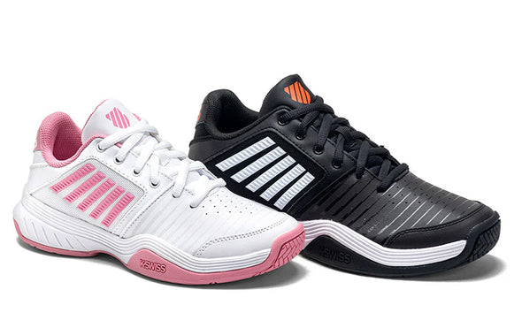 kswiss court express tennis shoes on white background