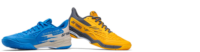 yonex power cushion cascade drive indoor court shoes on white
