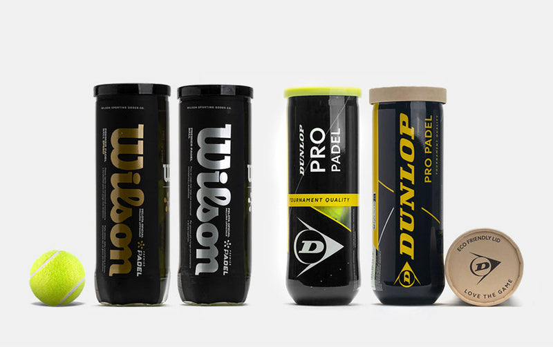 padel balls Wilson Dunlop