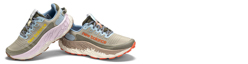 new balance fresh foam x trail more v3 trail running shoes on white background