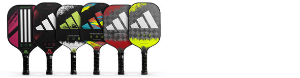 adidas pickleball paddles on white background