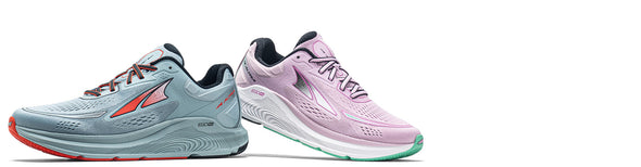altra paradigm 6 running shoes on white background