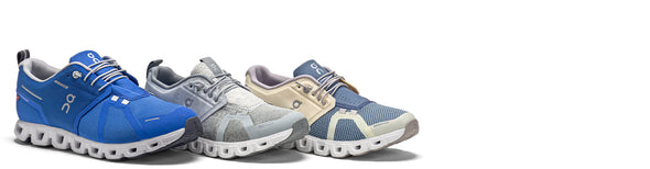 on cloud 5 running shoes on white background