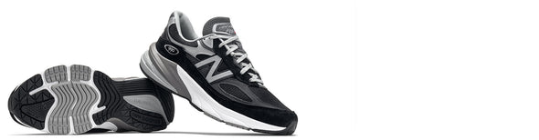 new balance 990v6 running shoes on white background