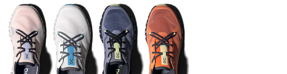 on cloud x 3 ad running shoes on white background
