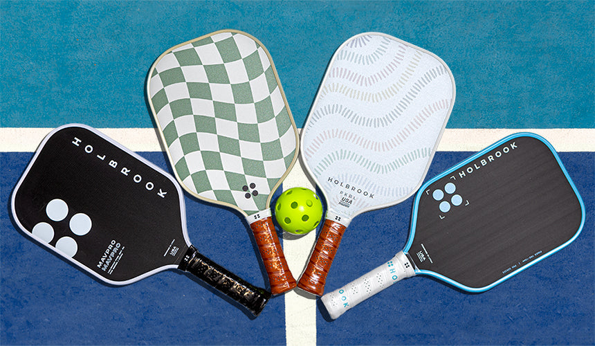 holbrook pickleball paddles on court