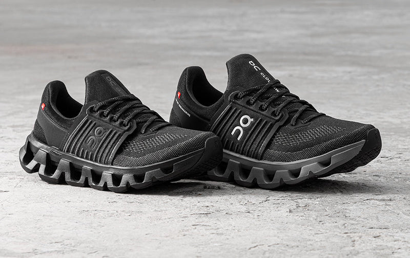 on cloudswift 4 AD running shoes on concrete surface 