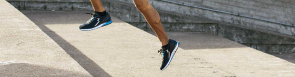 Male runner in 361 running shoes