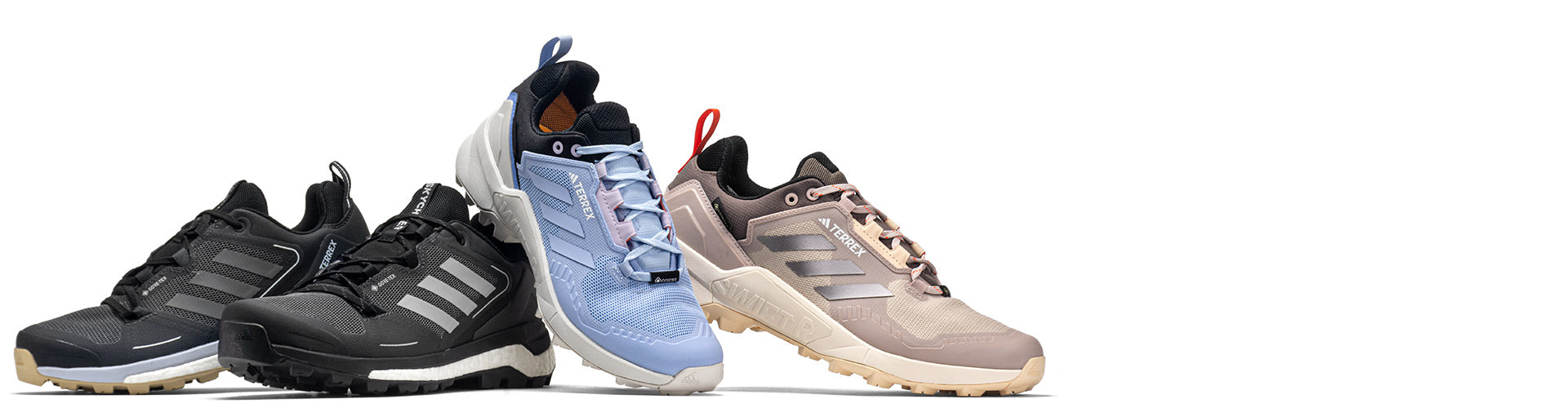 adidas terrex hiking shoes on white background swift r3 skychaser