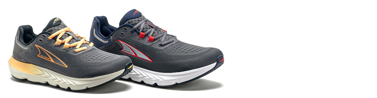 altra provision 7 running shoes on white background