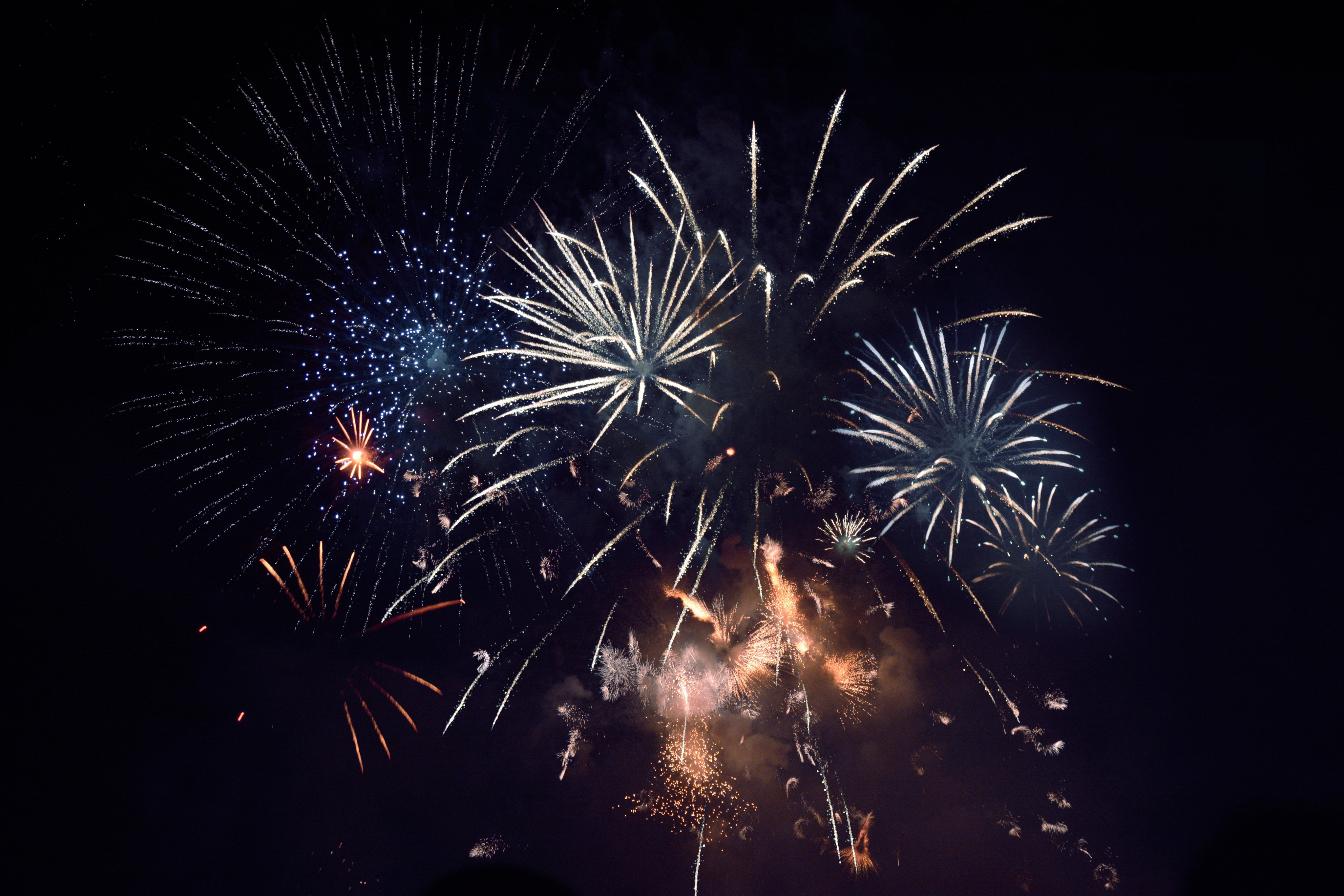 Image of fireworks in the night sky