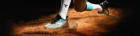 Array of Diadora running shoes