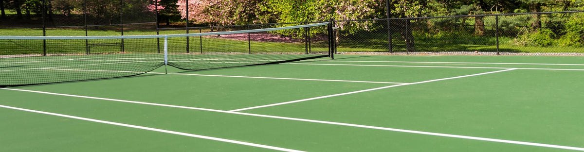 Open tennis court