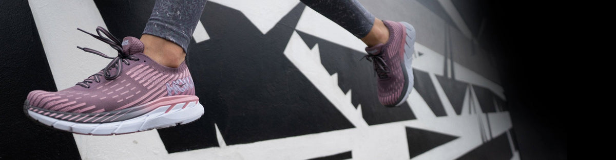 Hoka One One Clifton 5 Knit Running Shoes