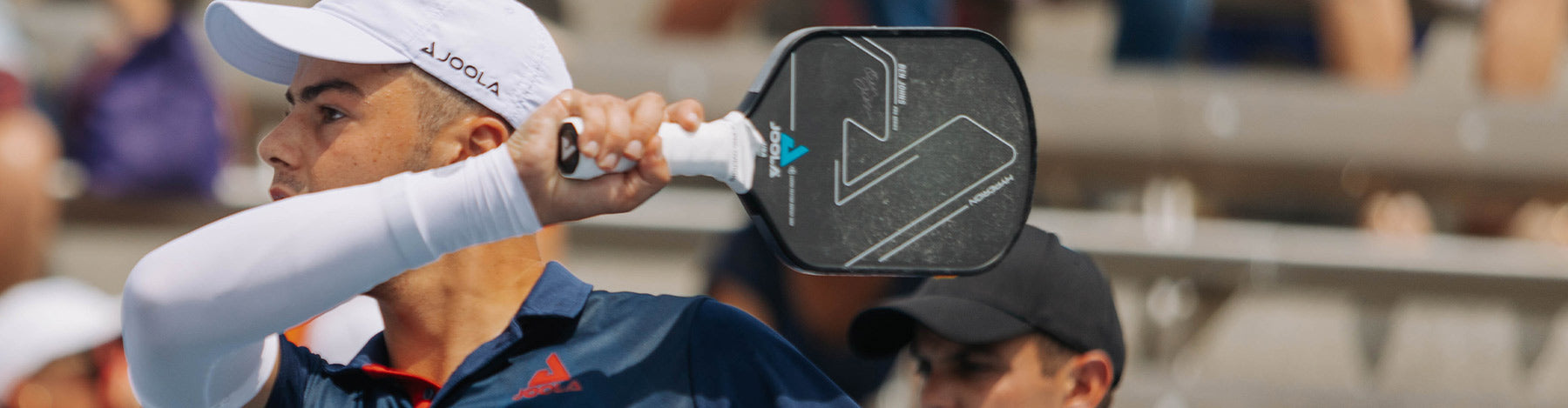 Pickleball Pro Ben Johns playing with a JOOLA pickleball paddle.