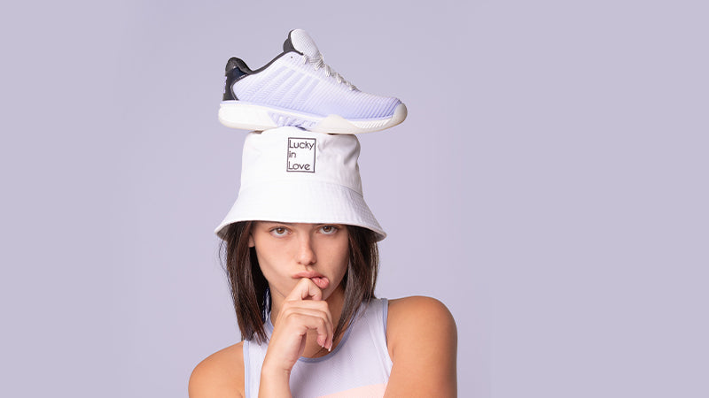 K-Swiss and Lucky in Love collaboration tennis shoes