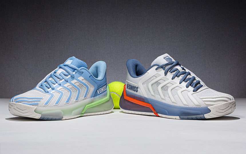 K-swiss ultrashot 3 and ultrashot team on white background