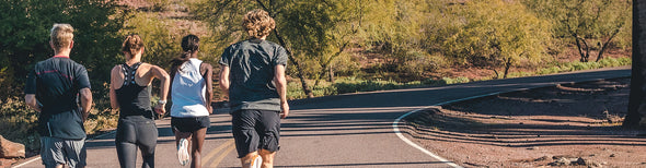 Runners in Saucony