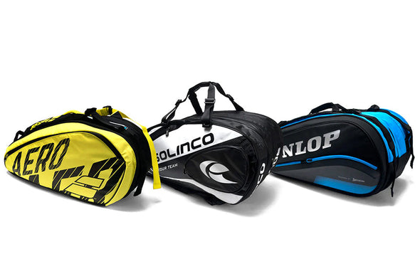 wilson dunlop and head tennis bags