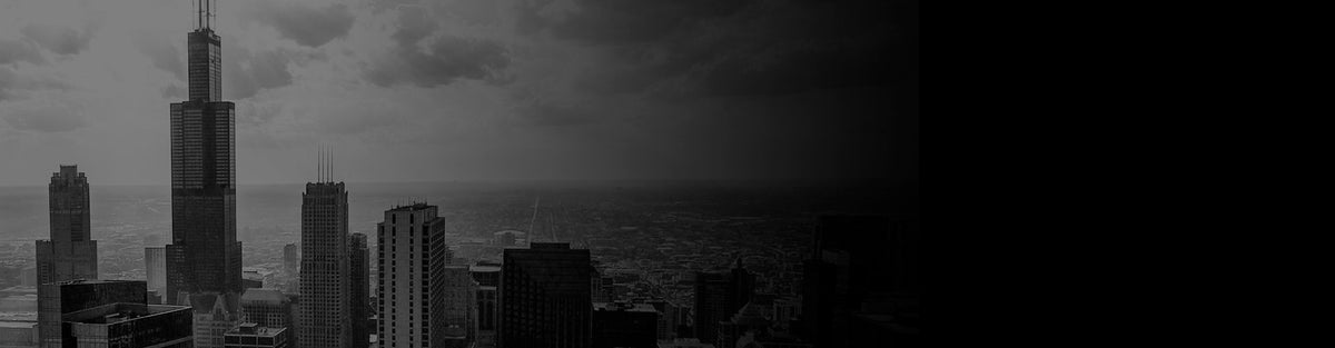 Dark city skyline