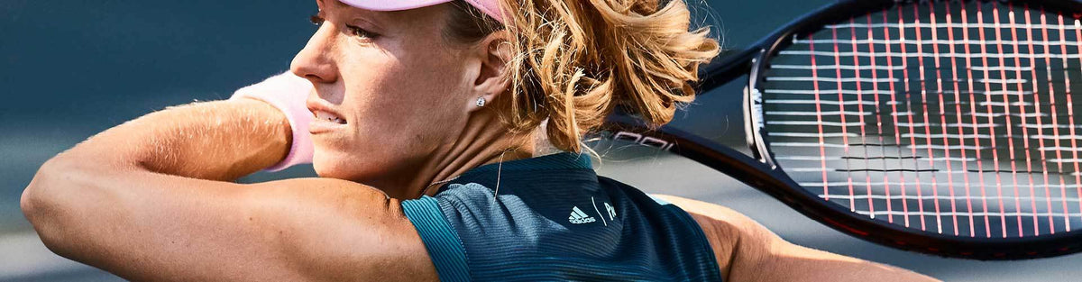 Woman in adidas x Parley tennis gear
