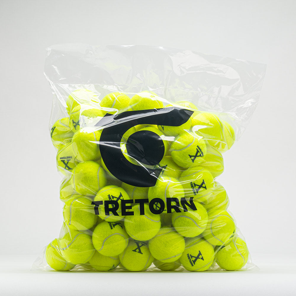 Tretorn Micro-X Pressureless Bag of 72 (Yellow)