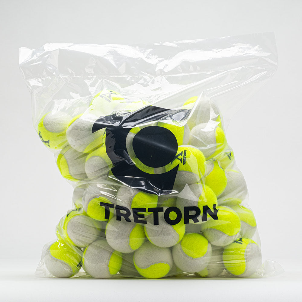 Tretorn Micro-X Pressureless Bag of 72 (Yellow and White)