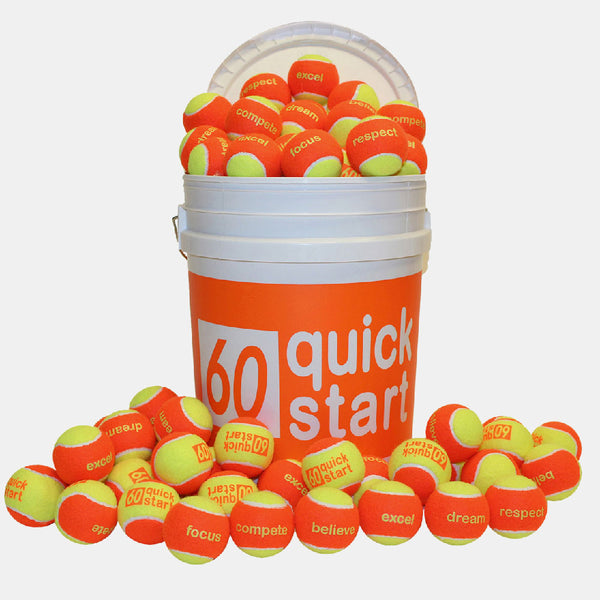 Oncourt Offcourt QuickStart 60 w/Slogans 36 Felt Ball Bucket