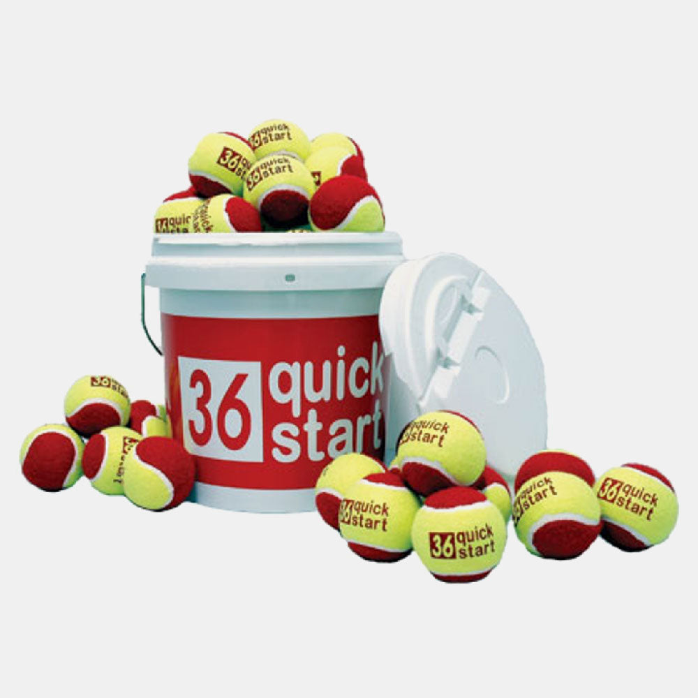 Oncourt Offcourt QuickStart 36 Red Felt 30 Ball Bucket