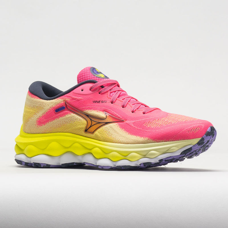 Mizuno Wave Sky 7 Women's High-Vis Pink/Ombre Blue