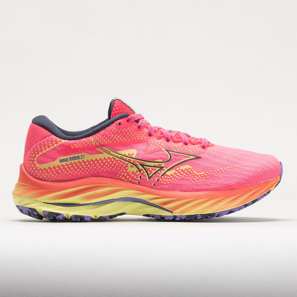 Mizuno Wave Rider 27 Mesh Women's High-Vis Pink/Ombre Blue
