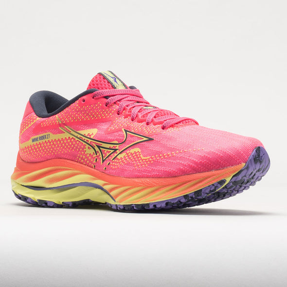 Mizuno Wave Rider 27 Mesh Women's High-Vis Pink/Ombre Blue