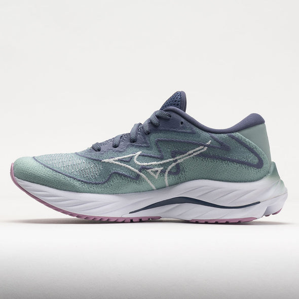 Mizuno Wave Rider 27 Women's Blue Surf/Snow White