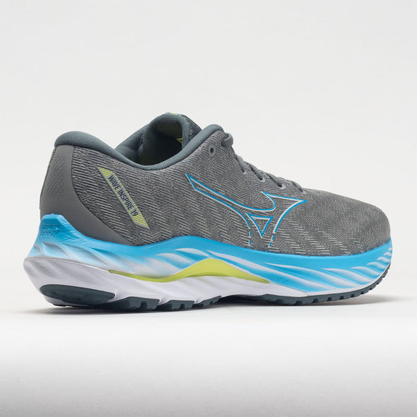 Mizuno Wave Inspire 19 Men's Ghost Grey/Jet Blue