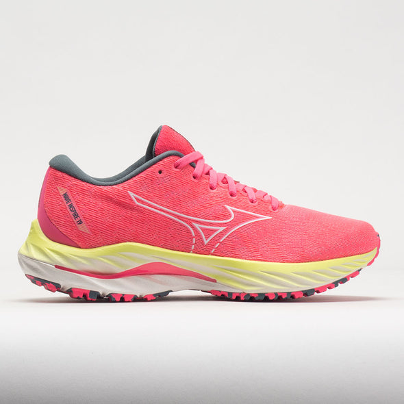 Mizuno Wave Inspire 19 Women's High-Vis Pink/Snow White