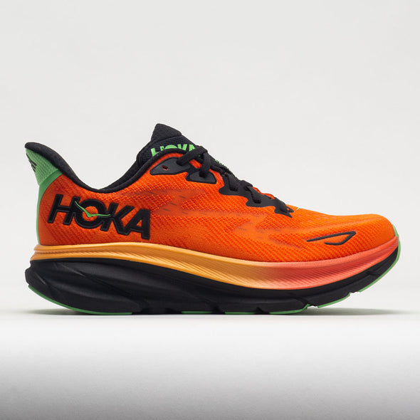 HOKA Clifton 9 Men's Flame/Vibrant Orange