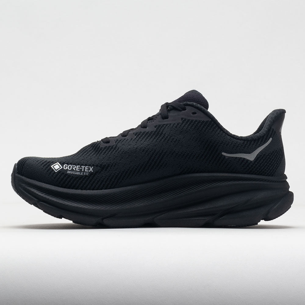 HOKA CLIFTON 9 ブラック スニーカー HOKA Clifton 9 GTX Men's Black/Black – Holabird Sports