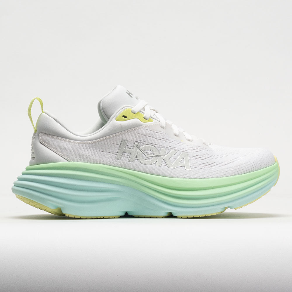 HOKA Bondi 8 Women's Blanc de Blanc/Sunlit Ocean – Holabird Sports