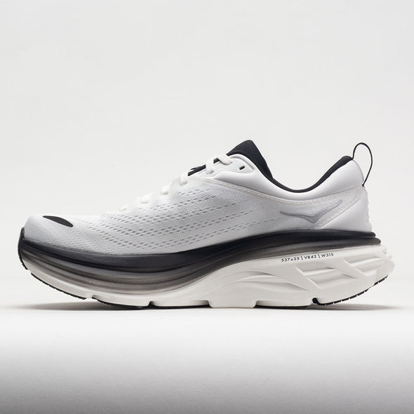HOKA Bondi 8 Men's White/Black