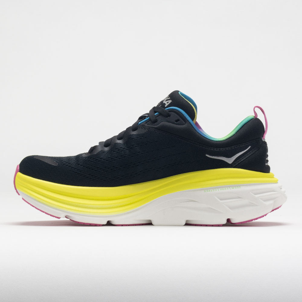 HOKA Bondi 8 Men's Black/Citrus Glow – Holabird Sports