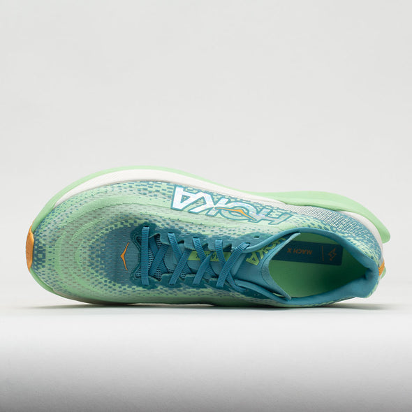 HOKA Mach X Men's Ocean Mist/Lime Glow