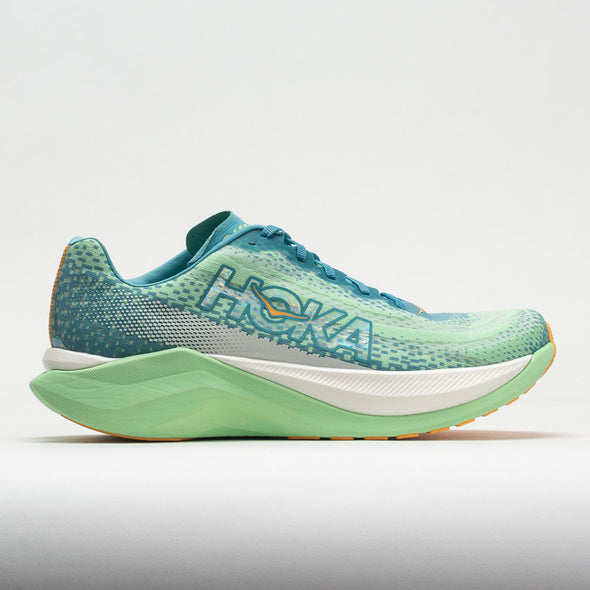 HOKA Mach X Men's Ocean Mist/Lime Glow – Holabird Sports