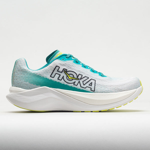 HOKA Mach X Men's White/Blue Glass