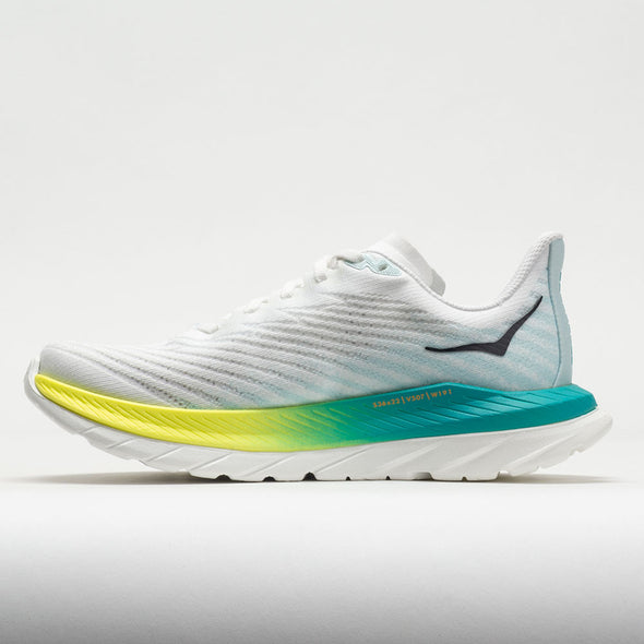 HOKA Mach 5 Men's White/Blue Glass