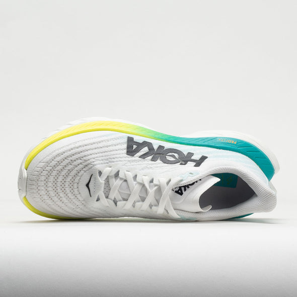 HOKA Mach 5 Men's White/Blue Glass