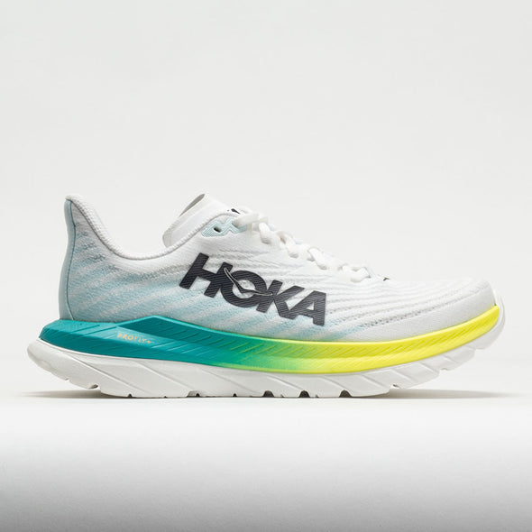 HOKA Mach 5 Men's White/Blue Glass